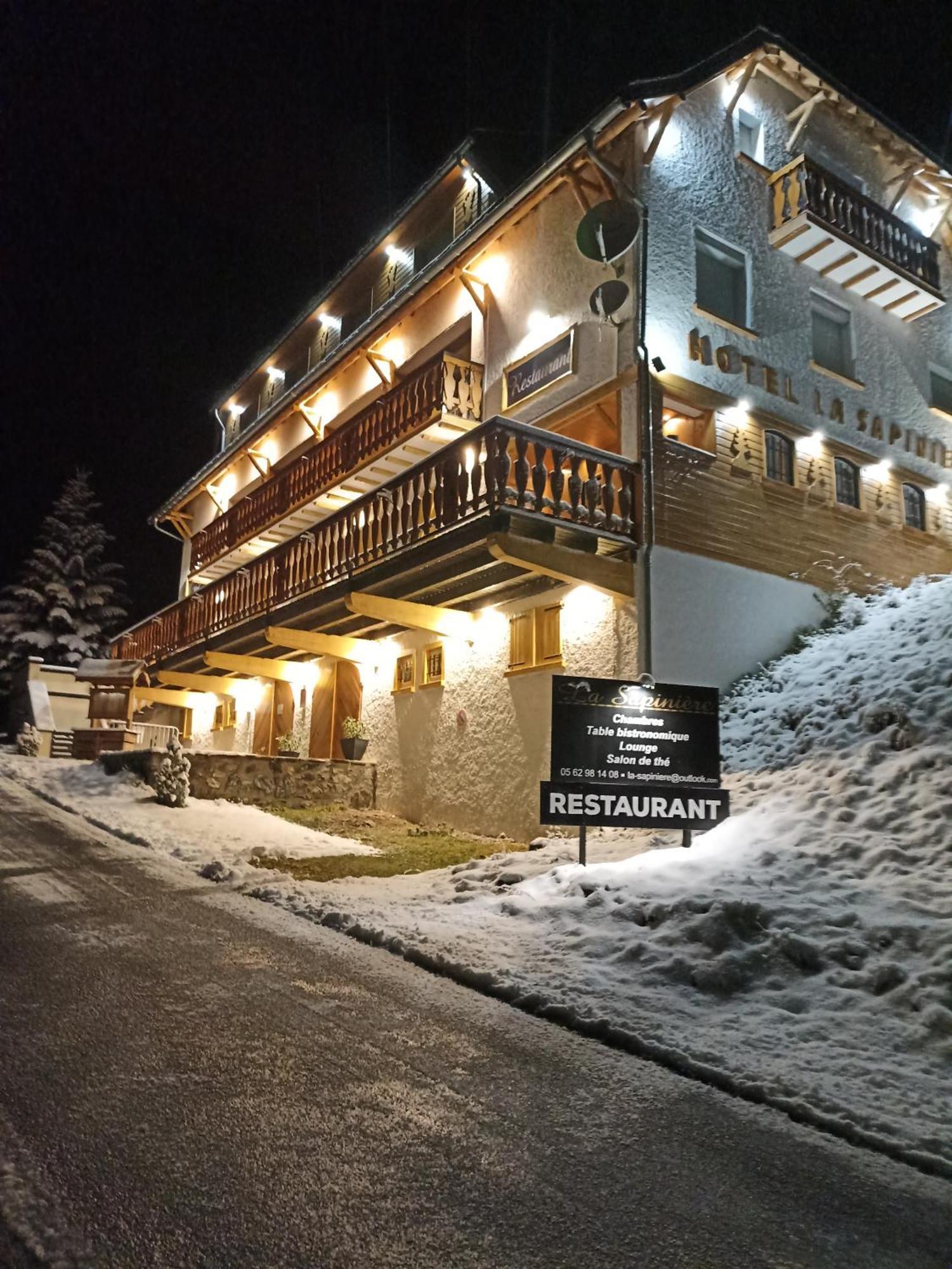 La Sapiniere Hotel Saint-Lary-Soulan Eksteriør billede